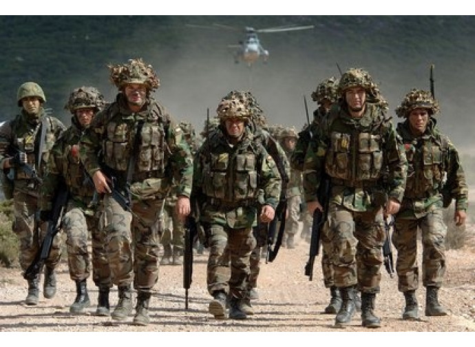Truppe Nato in ritirata